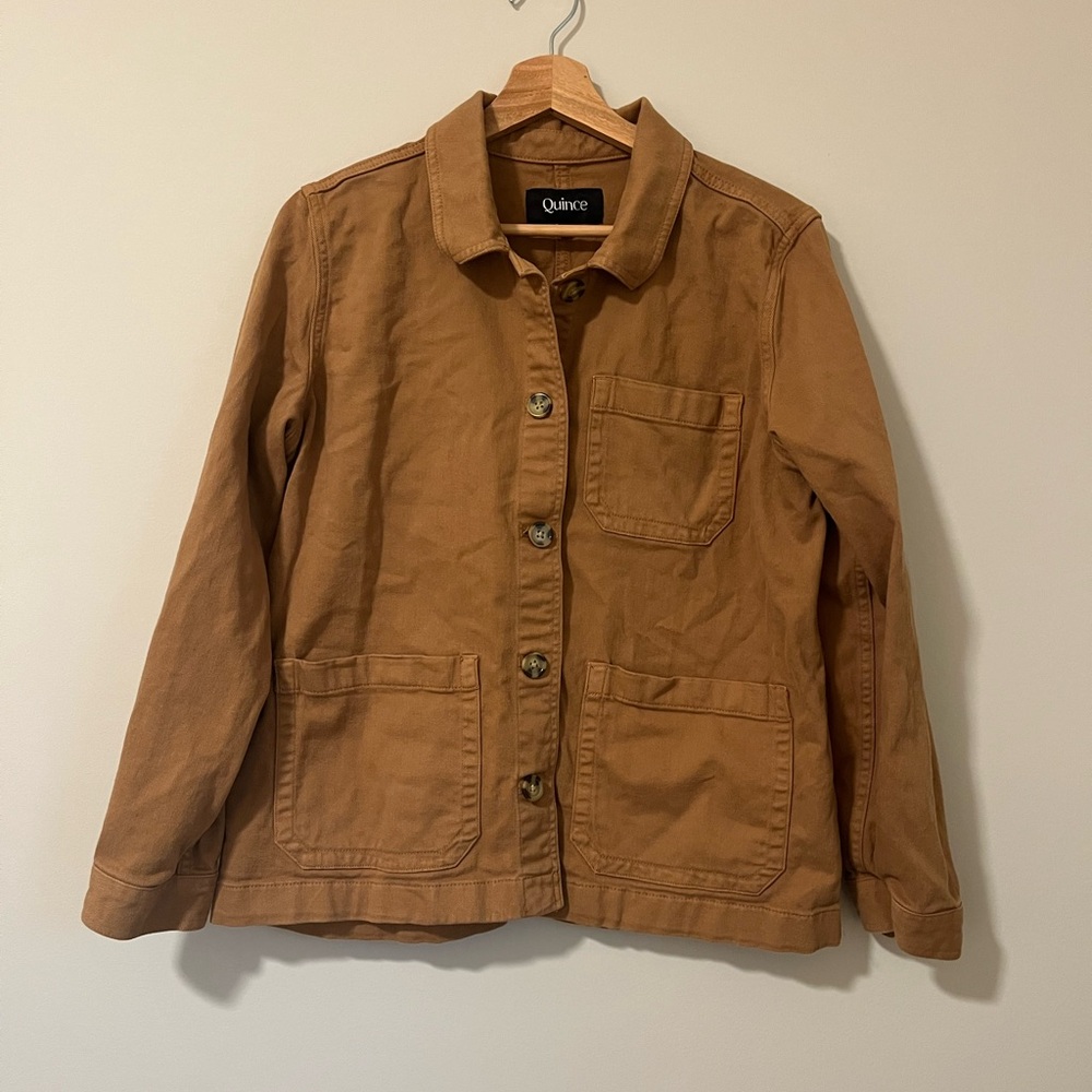 Quince Women's Brown Utility Jacket - Picture 2 of 5